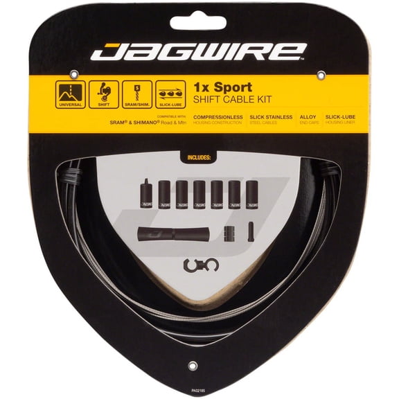 Jagwire 1x Sport Shift Cable Kit SRAM/Shimano, Black