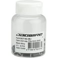 thumbnail image 1 of Jagwire 4mm Sealed Alloy End Caps Bottle of 50, Black, 1 of 2