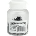 thumbnail image 1 of Jagwire 5mm Lined Alloy End Caps Bottle of 50, Black, 1 of 3