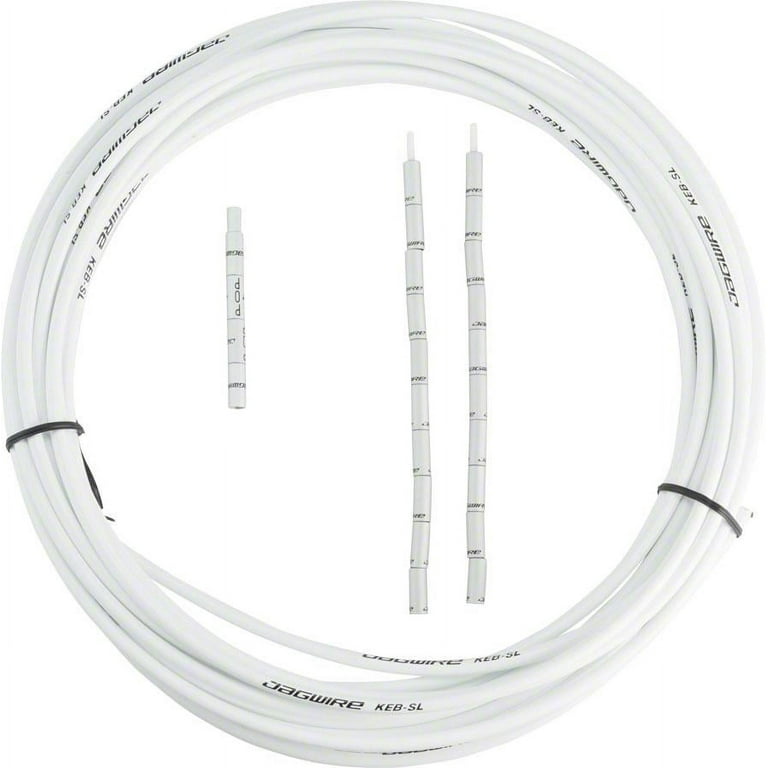 Jagwire 5mm Pro Compressionless Brake Housing with Slick Lube Liner 10M Roll White