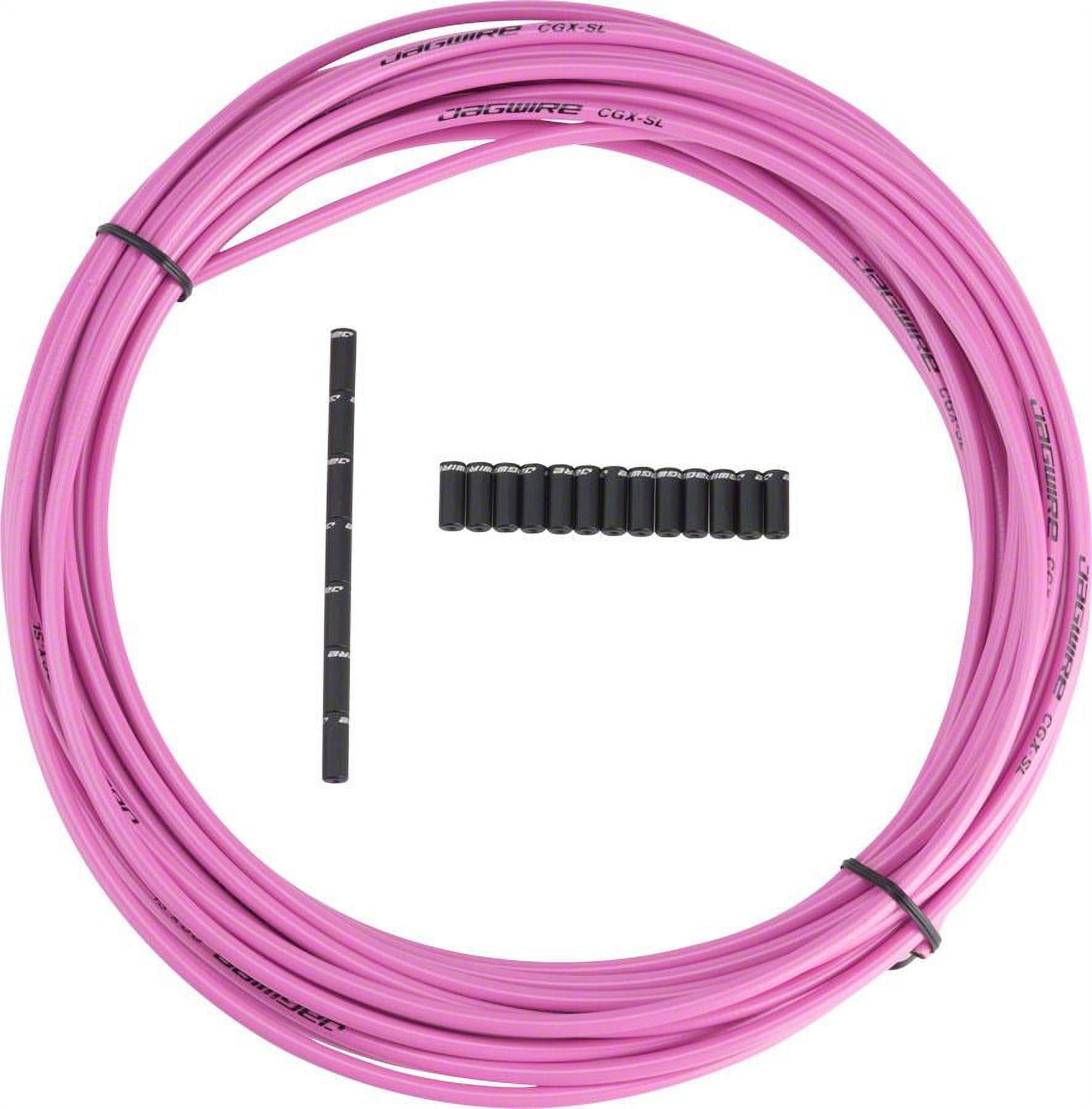 Jagwire 5mm Sport Brake Housing with Slick Lube Liner 10M Roll Pink Walmart