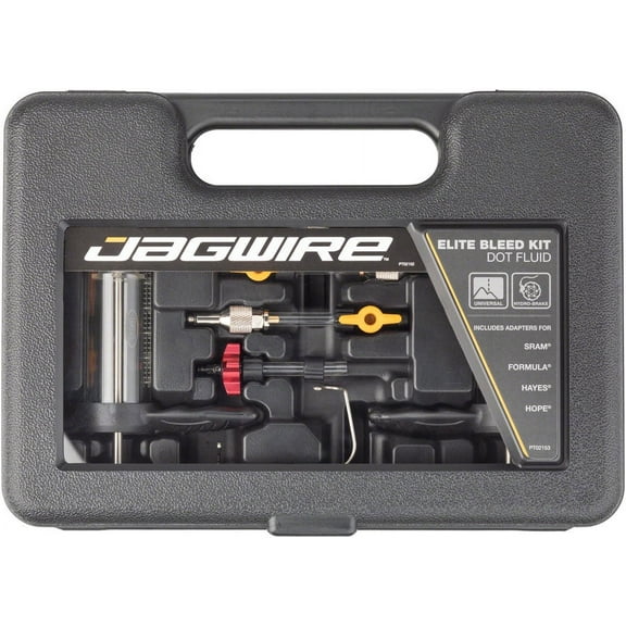 Jagwire Elite DOT Bleed Kit, includes SRAM Avid Formula Hayes Hope Adapters