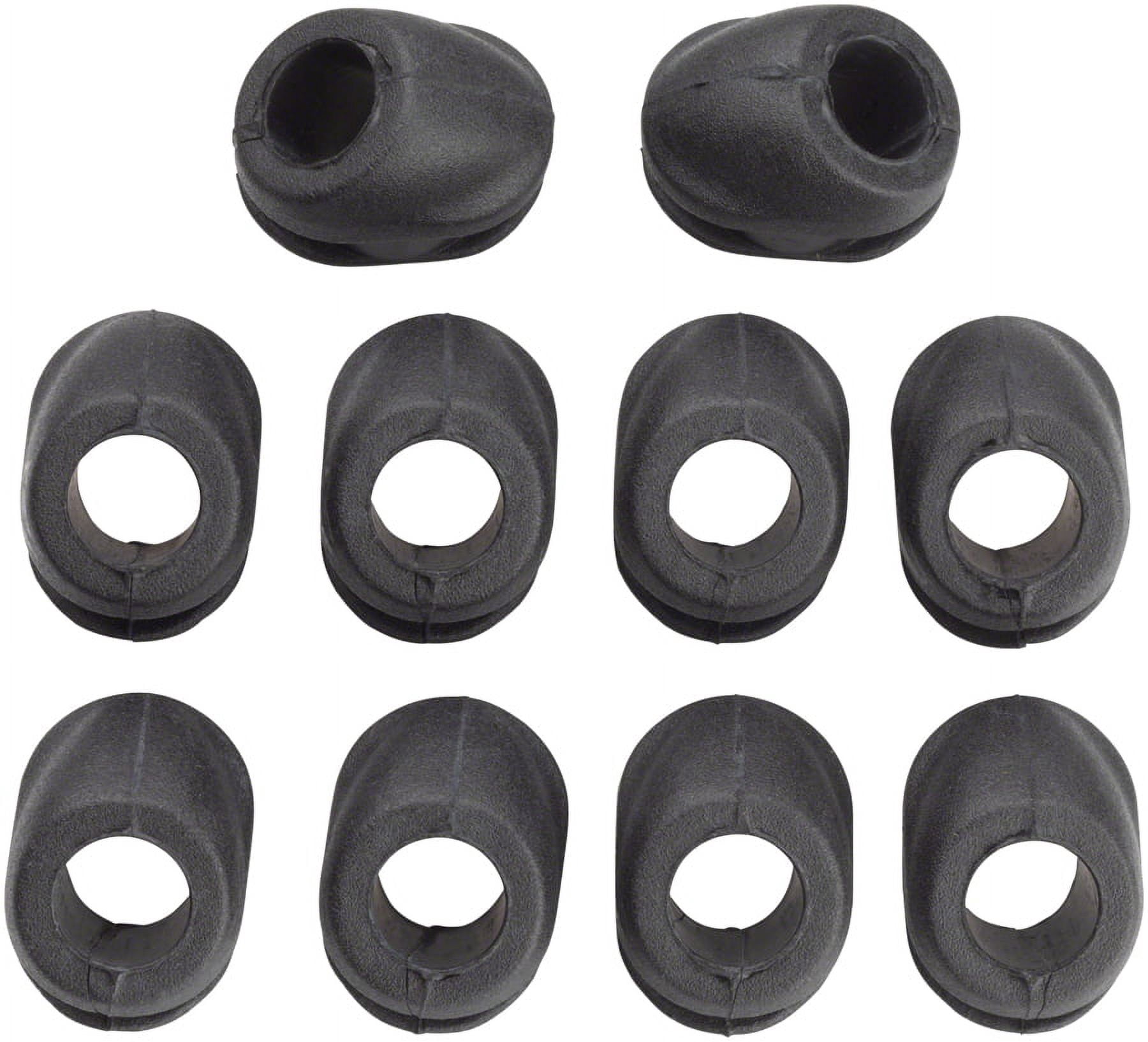Jagwire Frame Plug Refill Bag – Für Shimano Di2 (2 Mm Rahmen), Schwarz, Ersatzstopfen