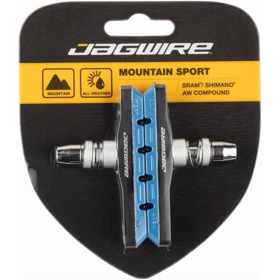 Jagwire Mountain Sport Brake Pads Threaded Post Blue