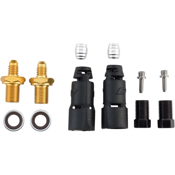 Jagwire Pro Disc Brake Hydraulic Hose Quick-Fit Adapters- Shimano, Deore, Alfine