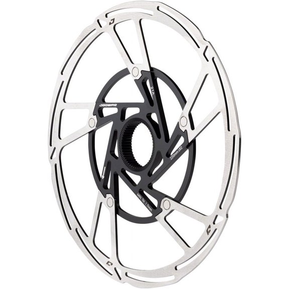 Jagwire Pro LR2 Disc Brake Rotor - 220mm, Center Lock, Silver/Black