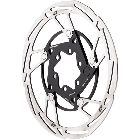 Jagwire Pro LR2-E Ebike Disc Brake Rotor with Magnet - 160mm 6-Bolt Silver/Black