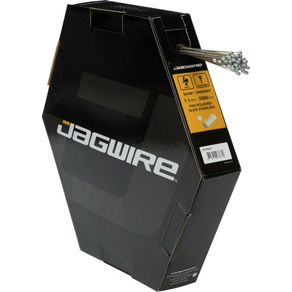 Jagwire Pro Shift Cable 1.1x2300mm,Slick Stainless Steel,SRAM/Shimano,Box of 50