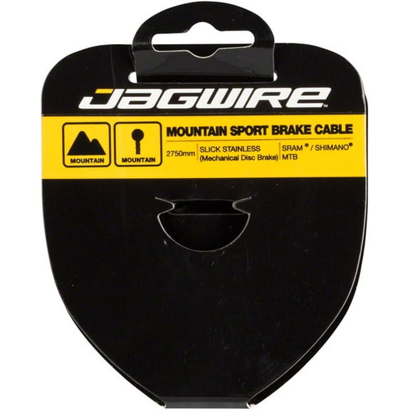 Jagwire Sport Brake Cable Slick Stainless 1.5x2750mm SRAM/Shimano Mountain Tandem