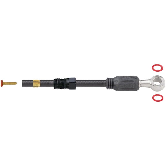 Jagwire Sport Mineral Oil Hydraulic Hose Kit for Tektro Gemini SL, Orion SL, Volans, 2000mm, Black