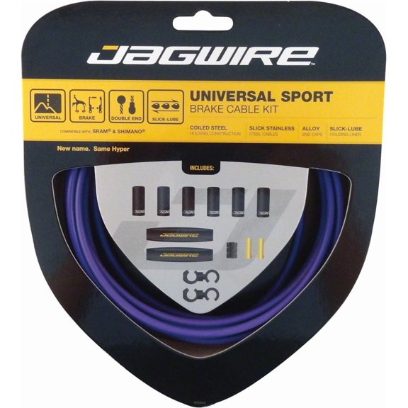 Jagwire Universal Sport Brake Cable Kit Lube Lined Housing Road and MTB