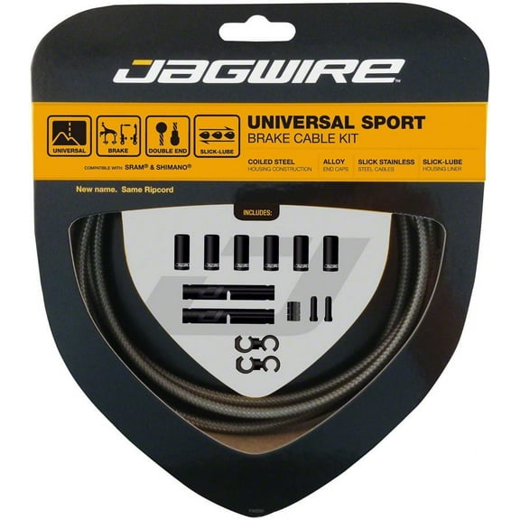 Jagwire Universal Sport Brake Cable Kit, Sterling Silver