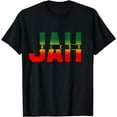 thumbnail image 1 of Jah Bless Shirt - Reggae Rastafari Jamaica Rasta T-Shirt T-Shirt Black 4X-Large, 1 of 4