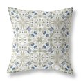thumbnail image 1 of Jahan Paisley Indoor/Outdoor Pillow in White Green 20x20, 1 of 4