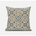 thumbnail image 1 of Jahan Paisley Throw Pillow in Muted Green Peach 20x20, 1 of 7