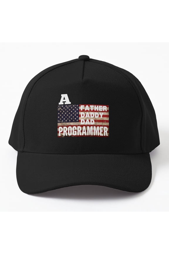 A Father And A Programmer Cap, Hats For Men, Gift For Him