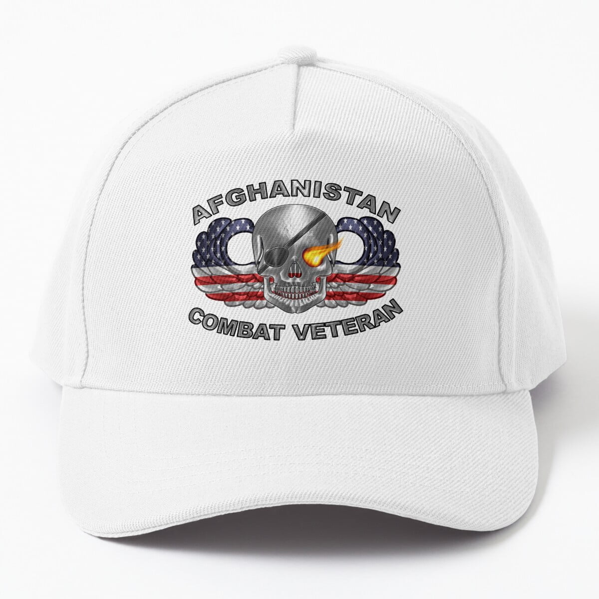 Jahat Afghanistan Combat Veteran With American Flag Cap Hats For Men ...