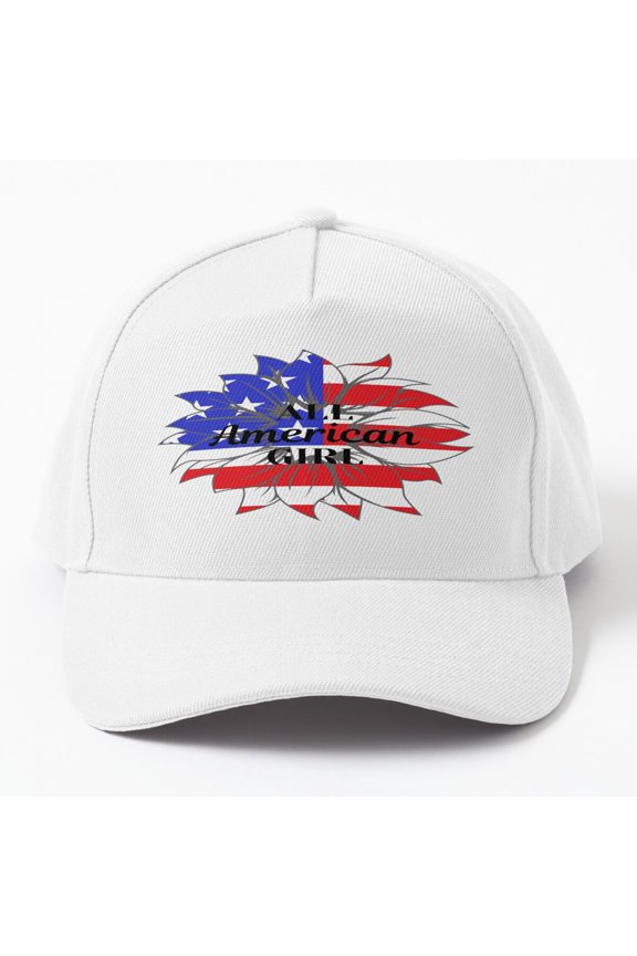 All American Girl Flower Cap Hats For Men, Gift For Him