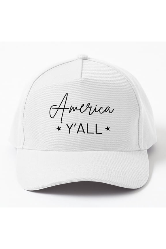 America Y'All Cap Baseball Cap, Hats For Men, Gift For Him