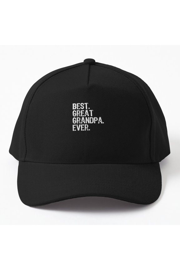 Best Great Grandpa Ever Cool Cap, Hats For Men, Gift For Him