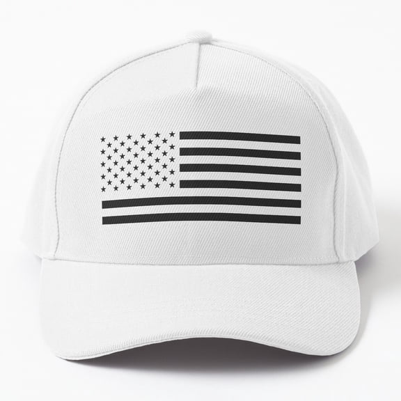 Jahat Black And White American Flag, Usa Flag Cap Hats For Men, Gift For Him