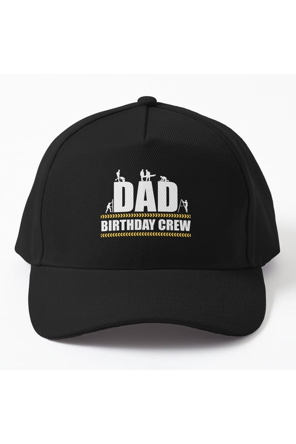 Dad Birthday Crew Construction Birthday Party, Fathers Love, Dad Appreciation, Construction Worker Cap, Hats For Men, Gift For Him