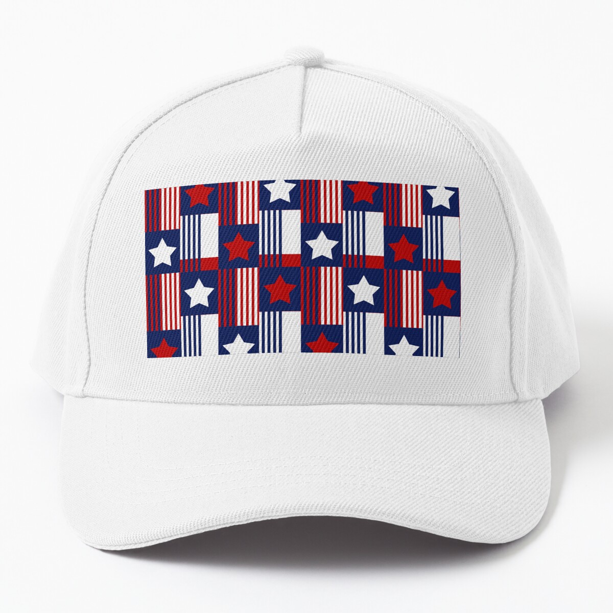 Jahat Diagonal Stars And Stripe Red White And Blue Checks Flag Pattern ...