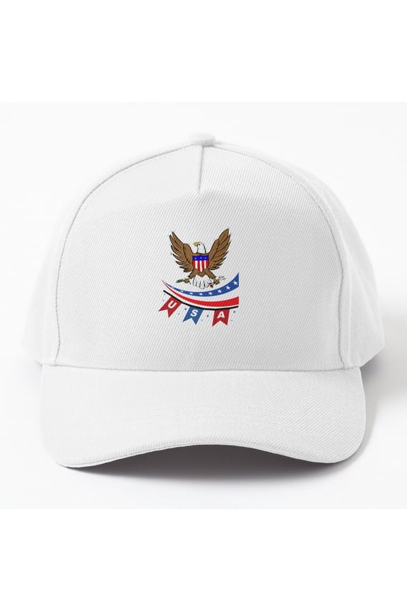 Eagle Fly Over America Cap Baseball Cap, Hats For Men, Gift For Him