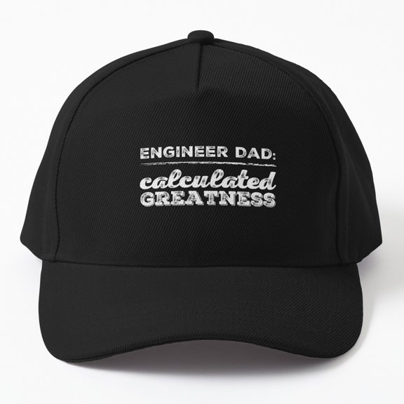 Jahat Engineer Dad: Calculated Greatness Dark Cap, Hats For Men, Gift For Him