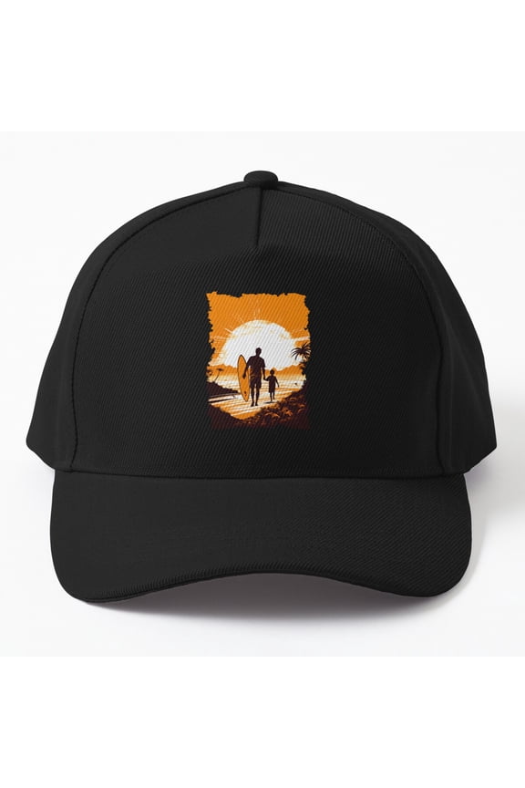 Father And Son Surfing Gift Cap, Hats For Men, Gift For Him