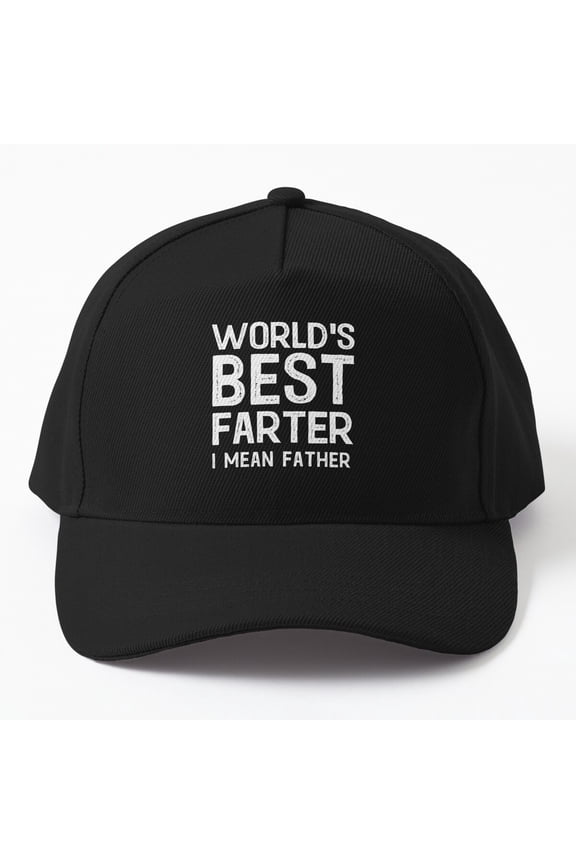 Father'S Day Retro Dad World'S Best Farter I Mean Father Cap, Hats For Men, Gift For Him