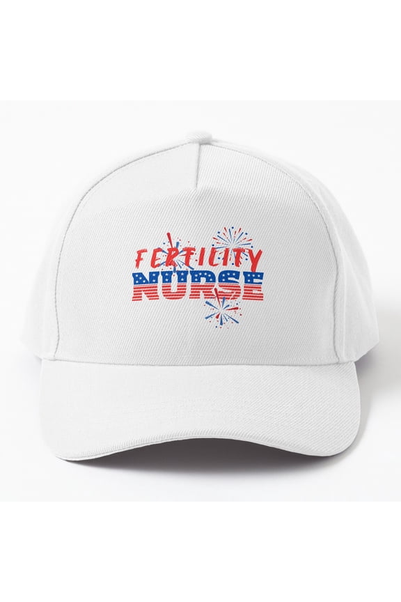 Fertility Nurse (Patriotic) Cap Baseball Cap, Hats For Men, Gift For Him