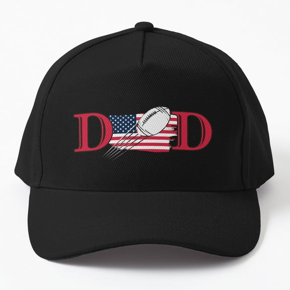 Jahat Funny Dad American Football Retro Fathers Day Cap, Hats For Men, Gift For Him