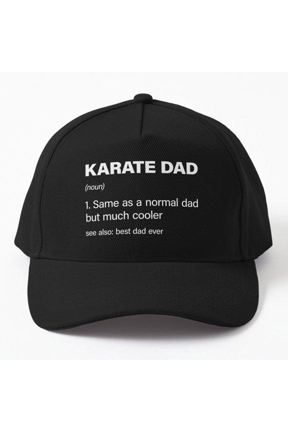 Funny Karate Dad Definition Cap, Hats For Men, Gift For Him