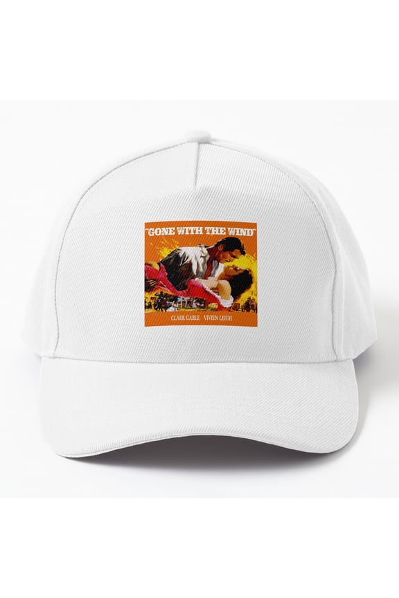 Gone With The Wind : Vintage Civil War Movie Advertising Print Cap Hats For Men, Gift For Him