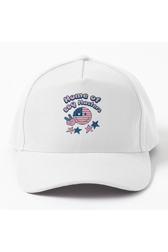 Home Of Bbq Masters! 4Th Of July Cap Baseball Cap, Hats For Men, Gift For Him