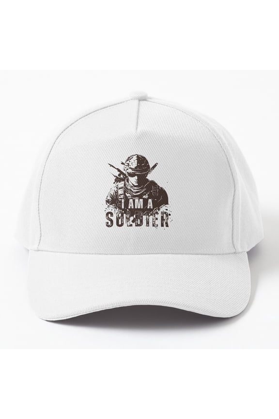 I Am A Soldier, Bro Statement Cap Hats For Men, Gift For Him