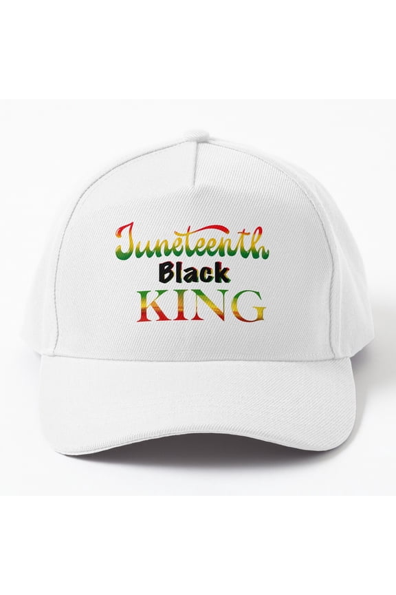Junecapnth Day Black King Cap Hats For Men, Gift For Him
