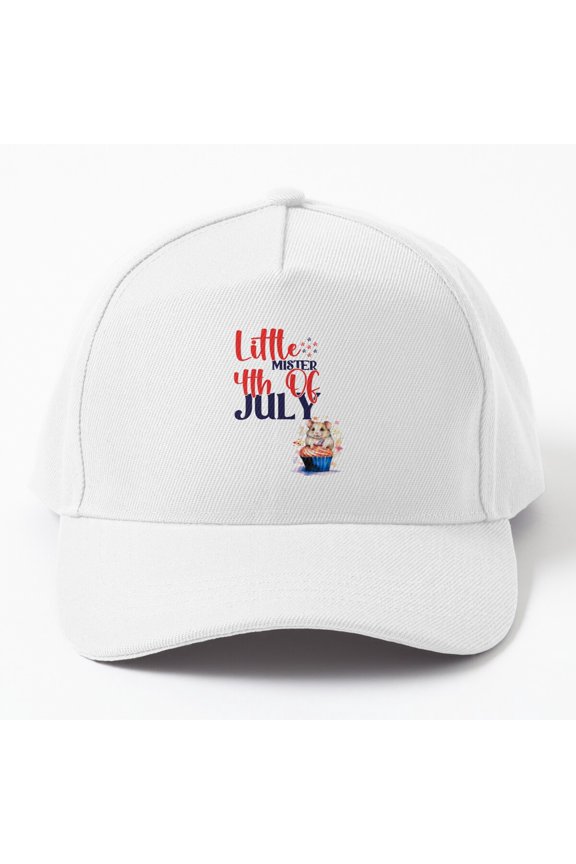 Little Mister 4Th Of July Cap Baseball Cap, Hats For Men, Gift For Him