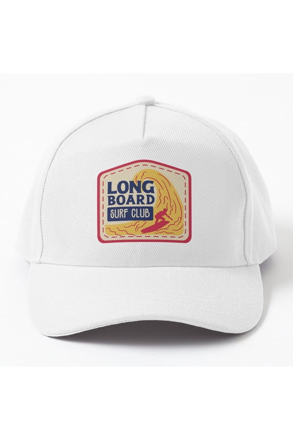 Long Board Surf Club Cap Hats For Men, Gift For Him