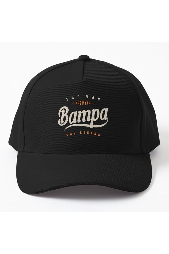 Mens Bampa The Man Myth Legend Funny Cap, Hats For Men, Gift For Him