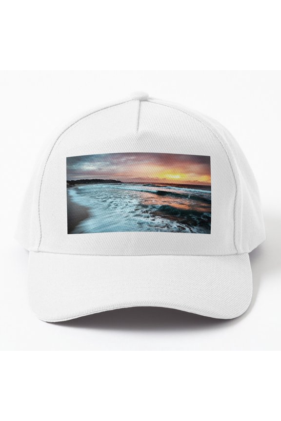 Norah Head Early Morning Sunrise. Cap Hats For Men, Gift For Him