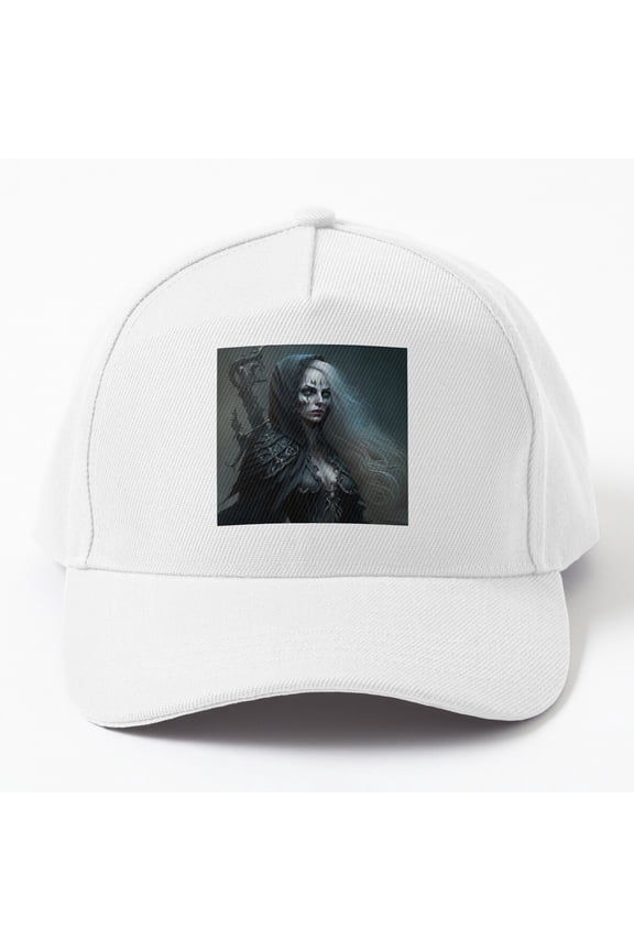 Ominous Face Painted Warrior Dressed For Battle Cap Hats For Men, Gift For Him