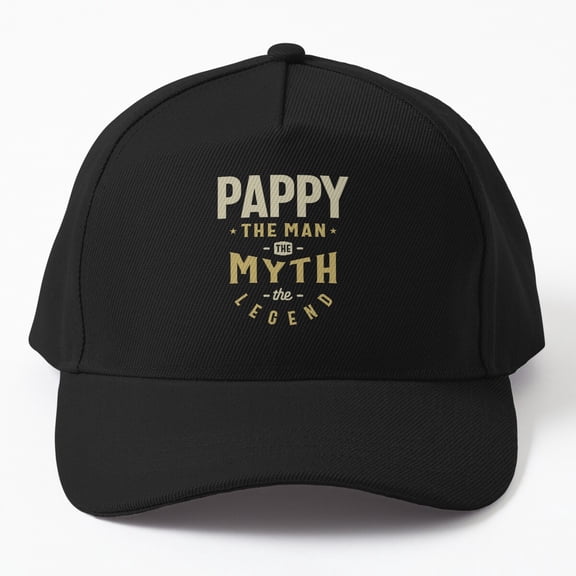 Jahat Pappy The Man The Myth The Legend - Dad And Grandpa Cap, Hats For Men, Gift For Him
