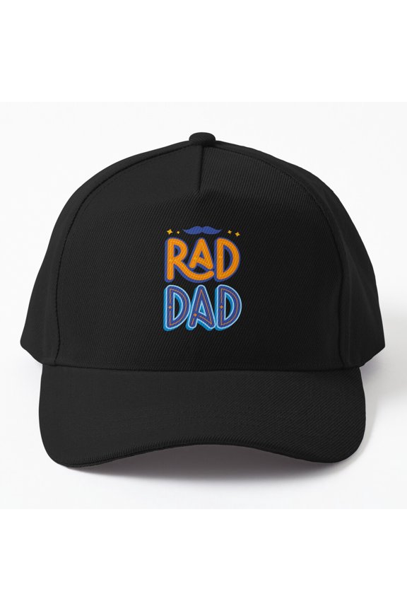 Rad Dad- Happy Father'S Day Cap, Hats For Men, Gift For Him