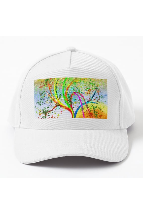 Rainbow Tree Cap Hats For Men, Gift For Him