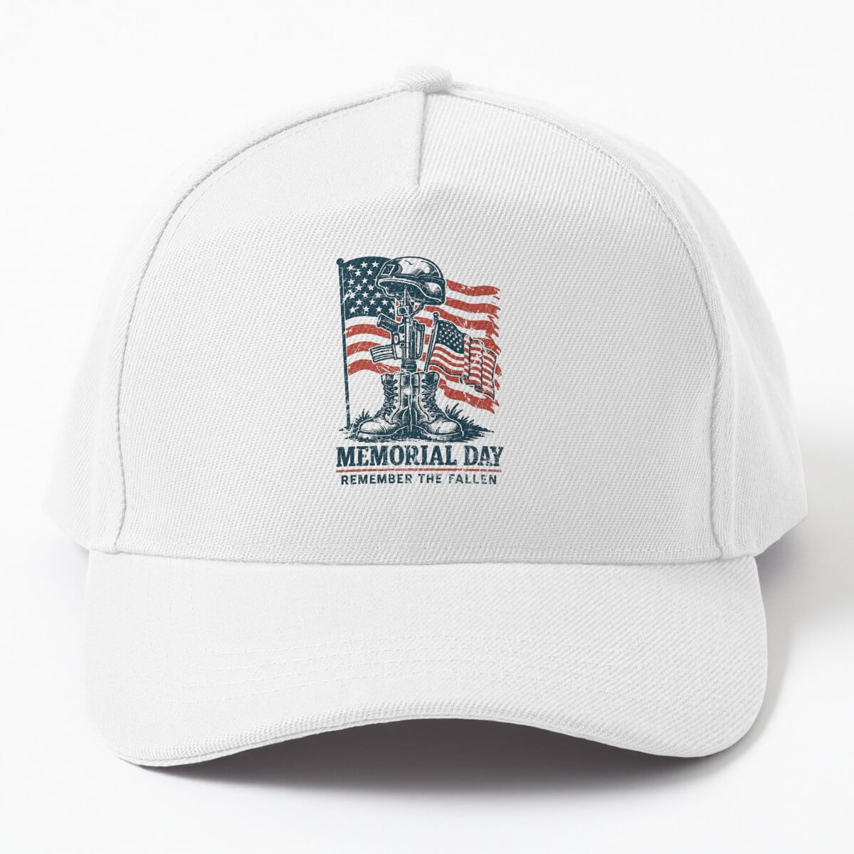 Jahat Retro Memorial Day Remember The Fallen Cap Baseball Cap, Hats For ...