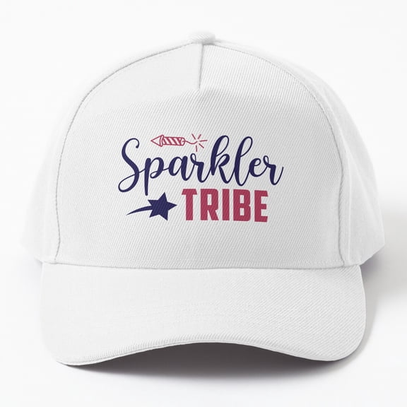 Jahat Sparkler Tribe Typography Design Fourth Of July Party Merchandise Cap Baseball Cap, Hats For Men, Gift For Him