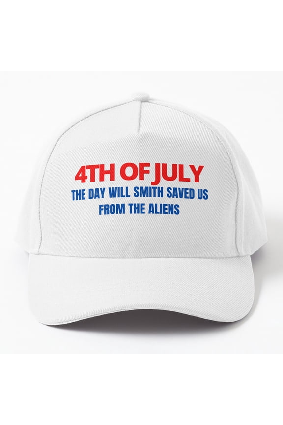 The Day Will Smith Saved Us From The Aliens Cap Baseball Cap, Hats For Men, Gift For Him