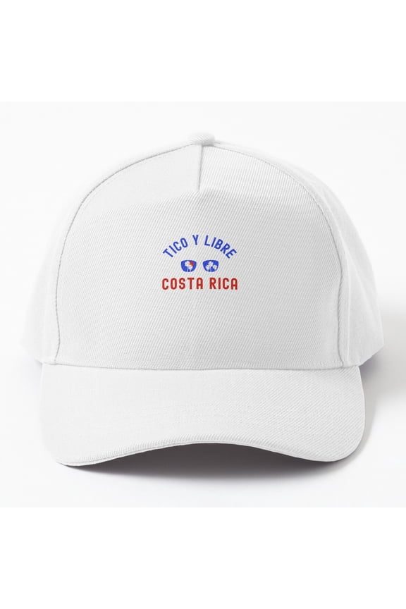 Tico Y Libre Costa Rica Independence Day Costa Rican Flag Cap Hats For Men, Gift For Him